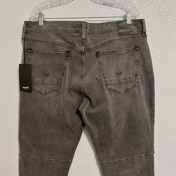 Hudson Jeans Men's Size 36 Gray Zack Skinny Denim Pants Distressed NWT - Picture 5 of 15
